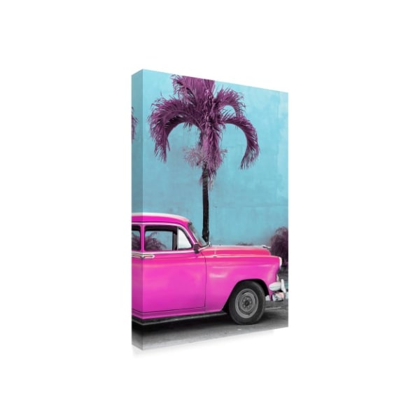 Philippe Hugonnard 'Beautiful Retro Pink Car' Canvas Art,30x47